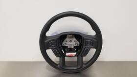 235.fd8319 Ford Truck 12 F250 Super Duty Steering Wheel With Controls Left Driver Black Urethane