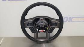 235.fd8618 Ford Truck 18 Expedition Xlt Steering Wheel Black Leather Heated