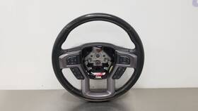 235.fd8619 Ford Truck 19 Expedition Platinum Steering Wheel Black Leather Heated