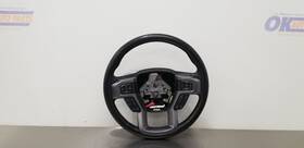 235.fd8620 Ford Truck 20 Expedition Platinum Heated Steering Wheel With Controls Black Leather