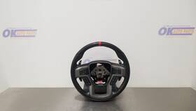 235.fd8t20 Ford Truck 20 F150 Raptor Steering Wheel Black Leather Red Stripe
