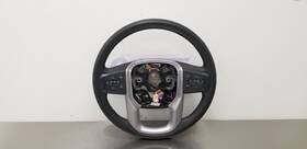 235-10150 Gmc Truck 23 Yukon Slt Steering Wheel Black Leather Heated
