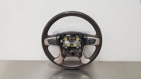 235.gm9i20 Gmc Truck 20 Yukon Denali Xl Heated Steering Wheel With Controls Cocoa Brown