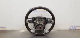 235.gm9n18 Gmc Truck 18 Sierra Slt 2500 Steering Wheel Cocoa Brown Heated