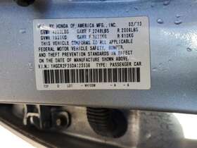 253-67365r Honda Passenger Air Bag Seat Front Fits 13-17 Accord