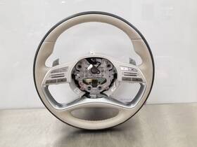 235-10340b Hyundai 23 2023 Palisade Calligraphy Steering Wheel Two Tone Leather Left Driver