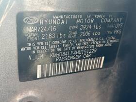 253-10406l Hyundai Driver Air Bag Sedan Knee Korea Built Fits 17-18 Elantra 104751638