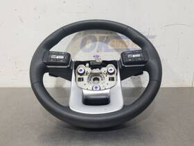56100r6100 Hyundai 25 2025 Santa Fe Sel Steering Wheel Black Leather Non-heated