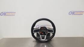 235.ch9a21 Jeep/plymouth Truck 21 Gladiator Jt Mojave Steering Wheel Black Leather Non Heated