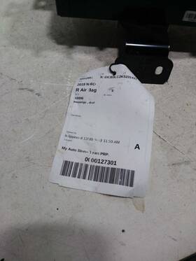 253-10006r Kia Passenger Right Air Bag Dash Fits 17-22 Niro 367804