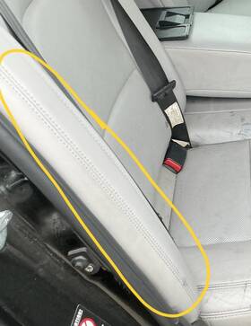 253-67776r Kia Passenger Right Air Bag Rear Seat Fits 14-16 Cadenza 832308