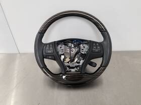 235.le1r15 Lexus 15 2015 Ls460 Steering Wheel Black Leather/ Wood Grain Left Driver Heated