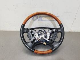 235.le1w05 Lexus 05 2005 Ls430 Steering Wheel Black Leather And Wood Grain