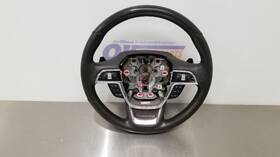 235.fd2219 Lincoln 19 Navigator Reserve Steering Wheel Brown Leather Heated