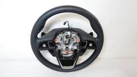 235-n Lincoln 235-n/a 2023 Aviator Leather Steering Wheel With Controls And Paddle Shift Black Oem