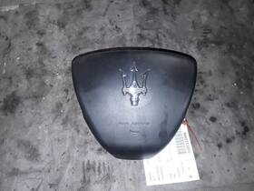 253.ma1v15 Maserati Ghibli 2015 Driver Wheel Air Bag Black Leather 766806
