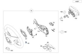 099-464-14-00 Mercedes-benz Genuine Contact Plate