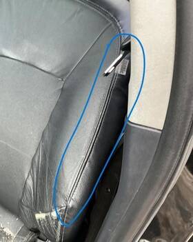 253-11852l Mitsubishi Front Driver Seat Air Bag Fits 12-17 Lancer 779176