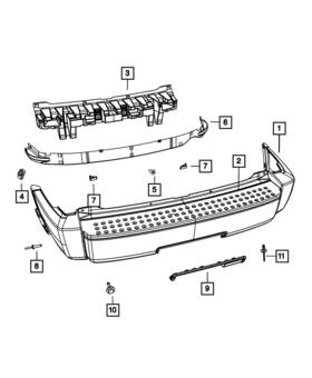 06506007aa Mopar Genuine Rivet Front 6506007aa