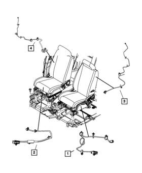 68043337aa Mopar Genuine Side Air Bag Wiring