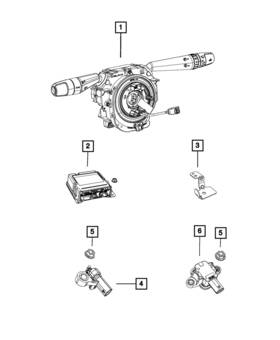 68304326aa Mopar Genuine Impact Sensor