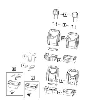 68362465ad Mopar Genuine Occupant Classification Module Kit