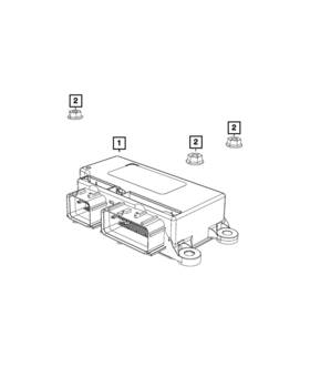 68526673aa Mopar Genuine Occupant Restraint Module