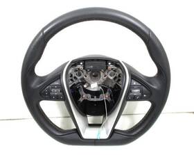 235-10328 Nissan 2022-2023 Maxima Sv Black Leather Flat Bottom Steering Wheel Oem Lkq
