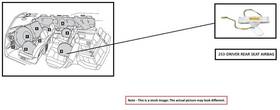Nissan Kheh35mr0a Rear Driver Seat Air Bag Only Oem 23-25 Ariya