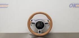 Porsche 235.po1v14 14 Cayman S 981 Steering Wheel Tan Leather 99134780334