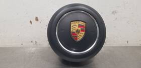 7p5880201e Porsche 16 Cayenne Gts 958 Driver Left Steering Wheel Srs Black