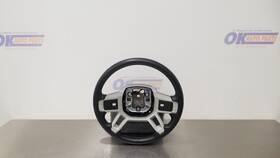 235.rv1a20 Rover 20 Land Defender Steering Wheel Black Leather Non Heated