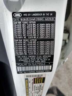 8354725 Rover Range Rov Passenger Air Bag Front Dash Fits 03-06