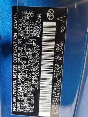 253-51018r Scion Passenger Air Bag Base Dash Fits 11-16 Tc