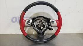 235.to1612 Toyota 12 2012 Fj Cruiser Steering Wheel Red Black Leather