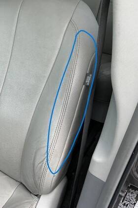 253-51077l Toyota Driver Left Air Bag Seat Fits 12-19 Sienna 779487