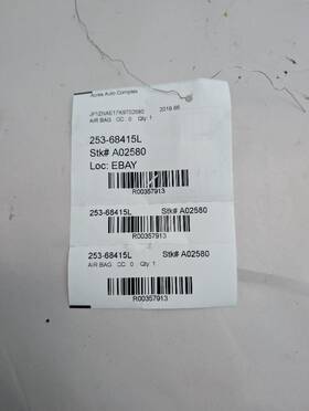 253-68415l Toyota 2017 - 2020 86 Driver Wheel Air Bag Oem