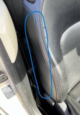 253-52221b Volkswagen Air Bag Front Passenger Seat Fits 04-10 Beetle 791399