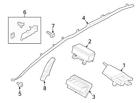 W712231s424 Ford Brand New Genuine Oem Air Bag Module Bolt