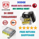 Dodge Ram Srs Restraint Control Module Crash Reset & Repair Fast Turnaround. Fixed Price $38.99.