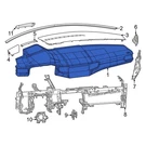 For Jeep Wagoneer 2022-2024 7HM381A6AA Dashboard Panel. Fixed Price $1673.06.