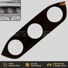 Scopione Carbon Fiber Add-on 3 Gauge Console Cover Trim For Lamborghini Gallardo. Fixed Price $450.00.