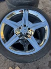 Set Of 2 Rear Chrome 19" Mercedes Benz SL550 SL600 SL500 SL63 Amg Rims. Fixed Price $1200.00.