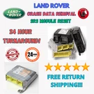 Land Rover Srs Restraint Control Module Crash Code Removal Reset Service. Fixed Price $34.99.
