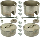 2005-2010 Chrysler 300, 300C Rear Bag Brackets Complete Bolt On Design Air Ride. Fixed Price $158.80.
