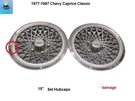 463226 1977-1987 Caprice Classic 15" Set Wheel Center Hubcap Cover Caps. Fixed Price $99.00.