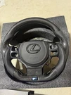 Full Carbon Fiber Heated Steering Wheel Fits 2017-25 Lexus IS350 IS300 RC350 Gsf. Fixed Price $599.99.