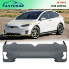 For 2016-2021 Tesla Model X Primed 1034837-SO-A Front Bumper Cover W/sensor Hole. Fixed Price $249.99.