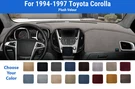 Dashboard Mat Cover For 1994-1997 Toyota Corolla (plush Velour). Fixed Price $75.95.