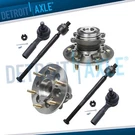 6PC Rwd Front Wheel Bearing Hub Tie Rods For 2009-2012 Chevy Colorado Gmc Canyon. Fixed Price $161.05.